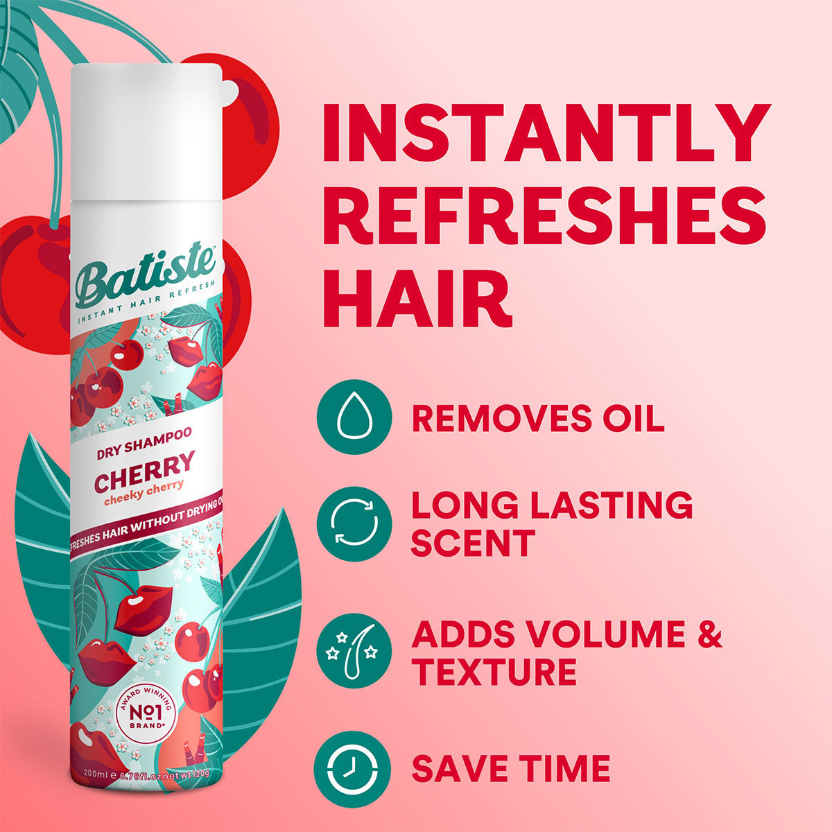 Batiste Cherry Dry Shampoo