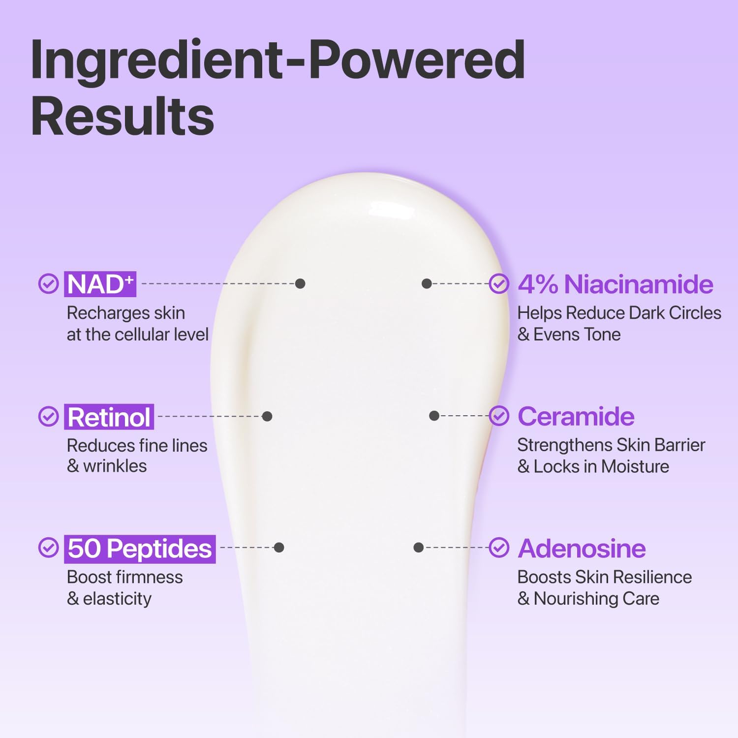 Numbuzin No.9 Anti-Aging Eye Cream with NAD+ & Retinol – Targets Dark Circles, Puffiness & Wrinkles