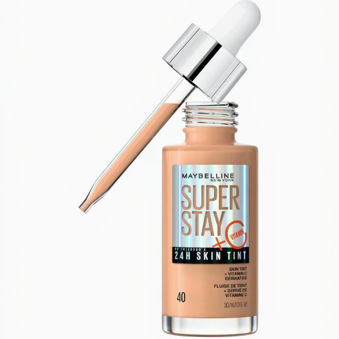 Maybelline Super Stay Skin Tint Foundation, With Vitamin C Shade 40, Up to 24H Wear