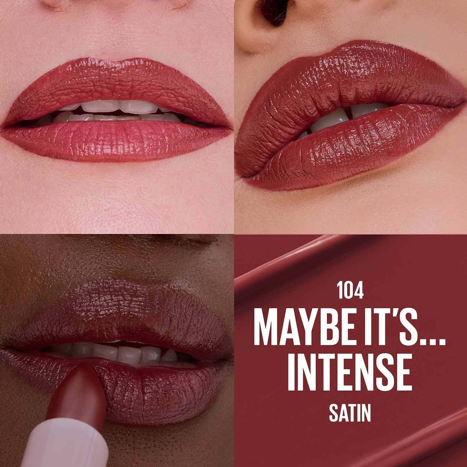 Maybelline Moisturizing Serum Lipstick - Serum Bullet - Maybe It’s Intense 104