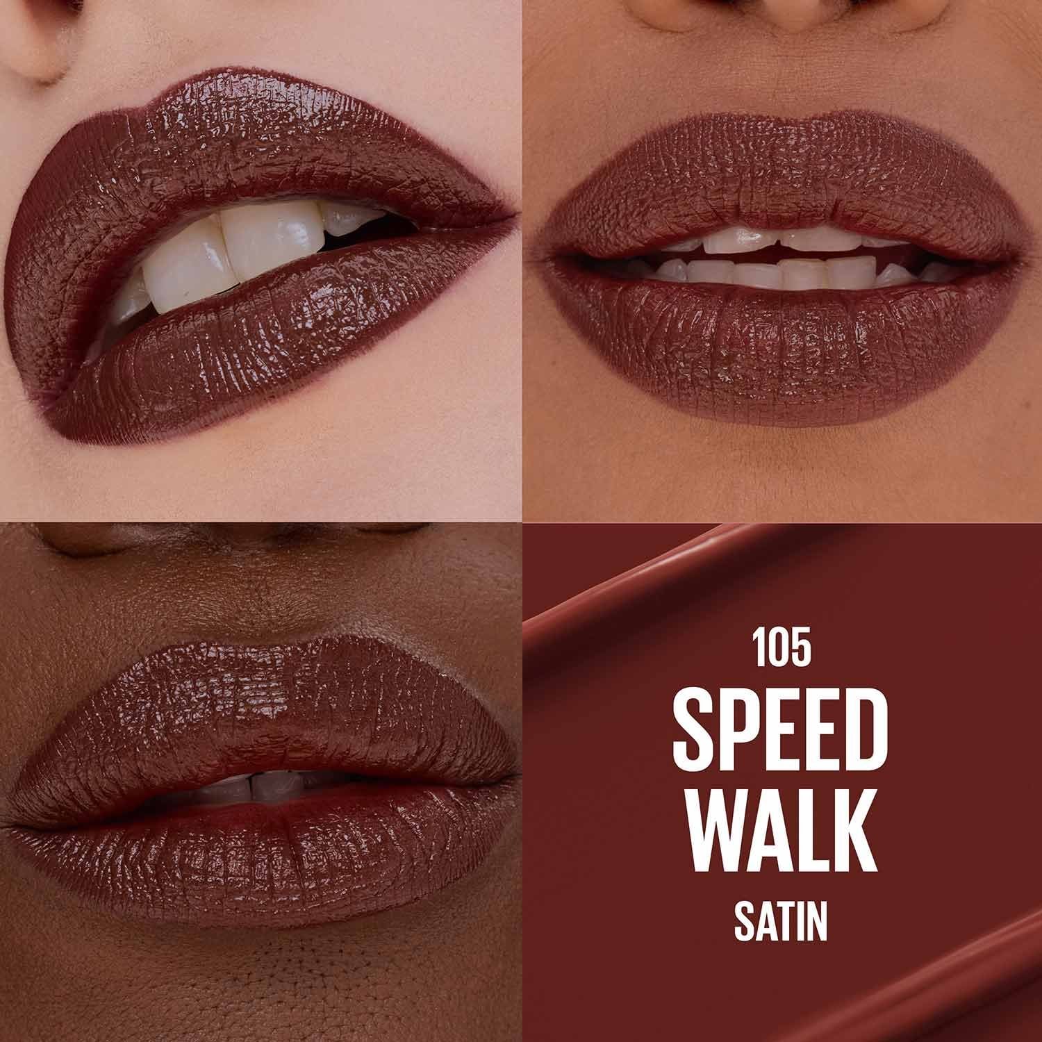 Maybelline Moisturizing Serum Lipstick - Serum Bullet - Speed Walk 105