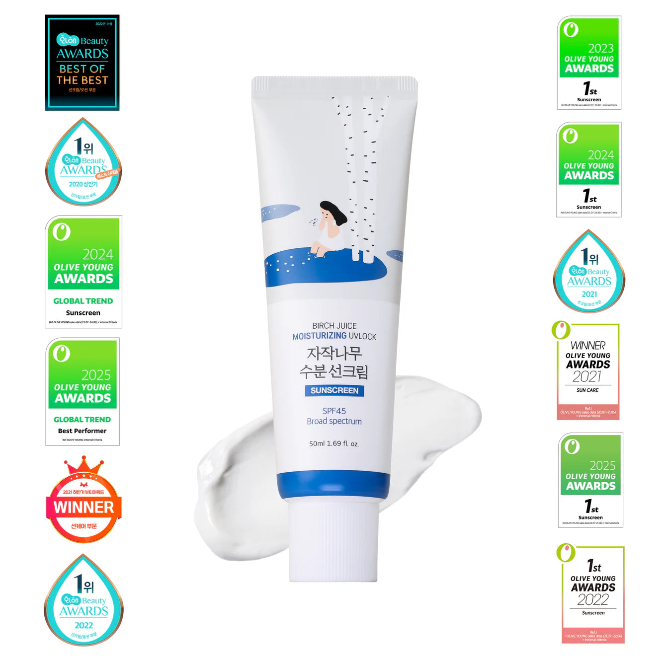 ROUND LAB Birch Juice Moisturizing Sunscreen 50ml