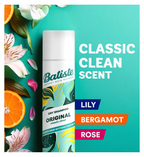 Batiste Dry Shampoo Original, Classic Fresh Fragrance Dry Hair Shampoo, 200ml