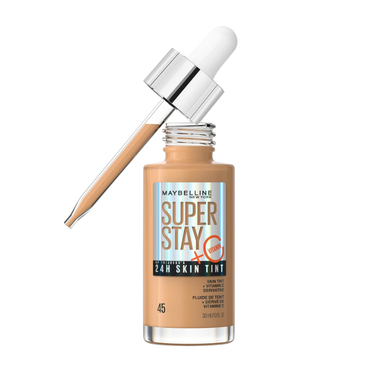 Maybelline Super Stay Skin Tint Foundation, With Vitamin C Shade 45, Up to 24H Wear